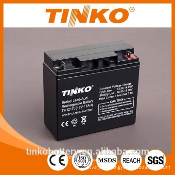 Car battery 12v 17ah Lead acid battery